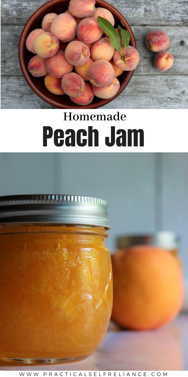 Homemade peach jam is an easy way to preserve peaches with just a few ingredients. Make this old fashioned peach jam recipe as a canning recipe, or a freezer jam.