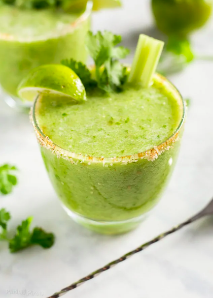 Green Tomato Bloody Mary from Plating Pixels