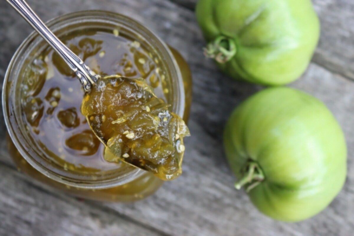Old fashioned green tomato jam