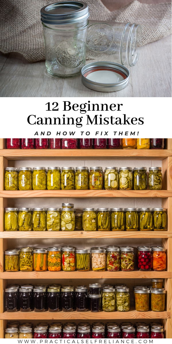 Beginner Canning Mistakes