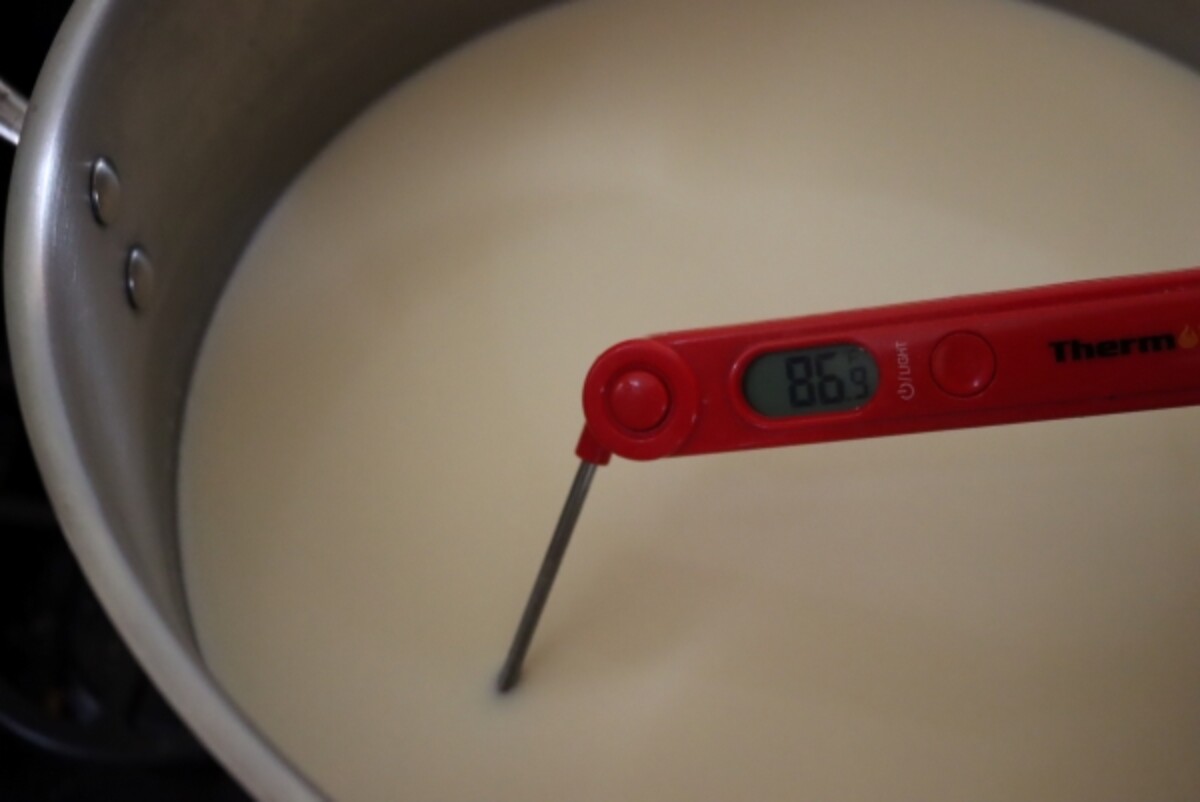 Ripening Cheddar at 86 degrees
