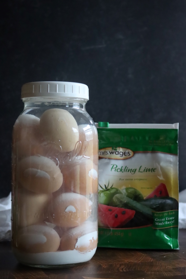 Preserving Eggs in Lime Water