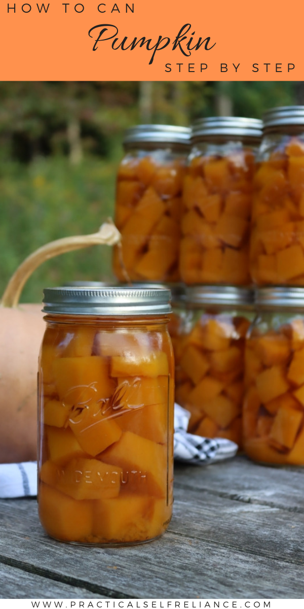 How to Can Pumpkin ~ Learn how to safely can pumpkin at home in a pressure canner.