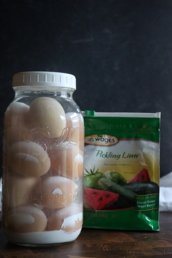 Preserving Eggs in Lime