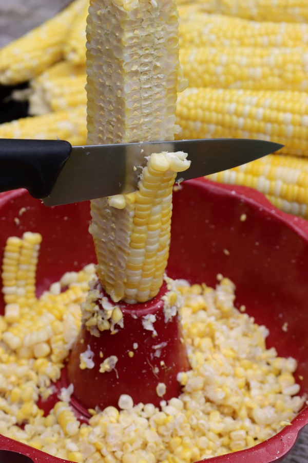 Removing Corn from the Cob