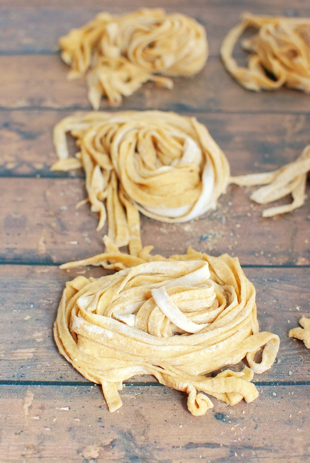 Sourdough pasta from snacking in sneakers