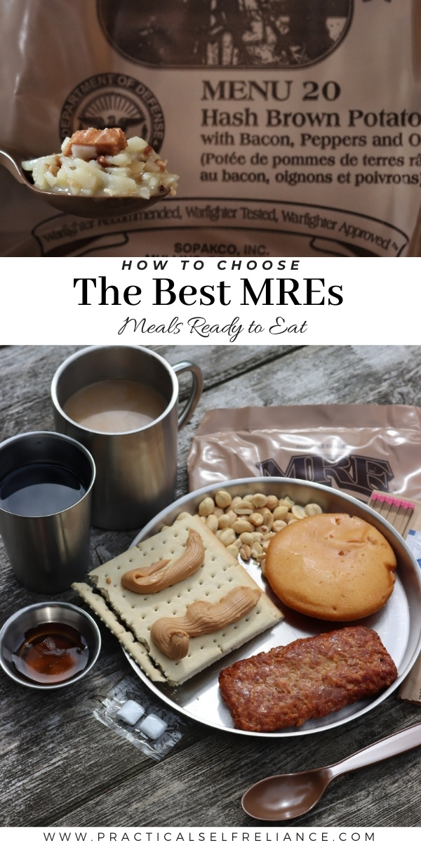 The Best MRE Meals ~ Learn how to prepare MREs and choose the best meals ready to eat for camping or emergencies.
