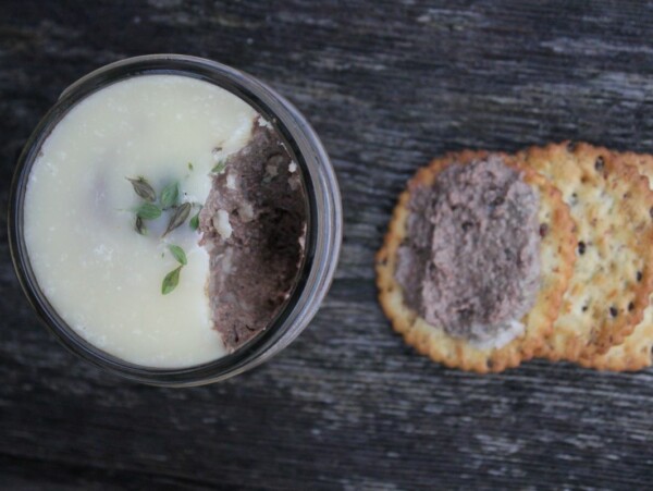 Liver Pate and crackers