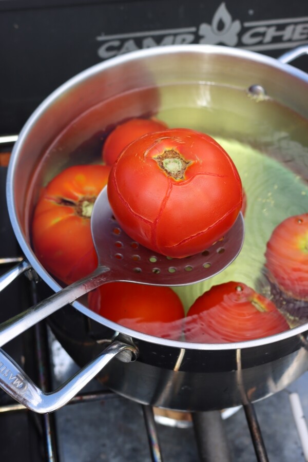 Tomato Cracked for Peeling