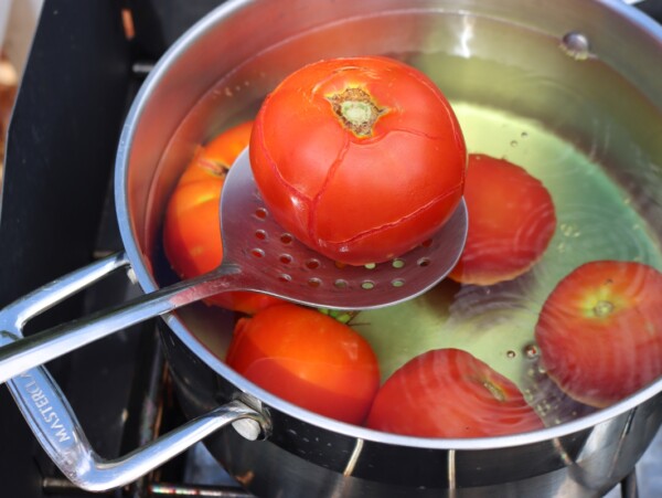 Tomato Cracked for Peeling