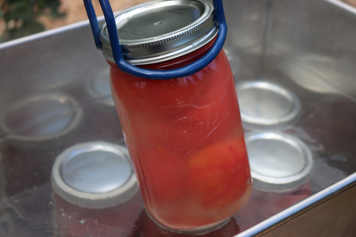Water Bath Canning Tomatoes
