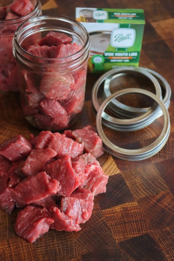 Canning Beef Raw Pack