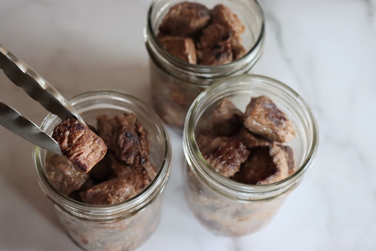 Hot Pack Beef Chunks for Canning