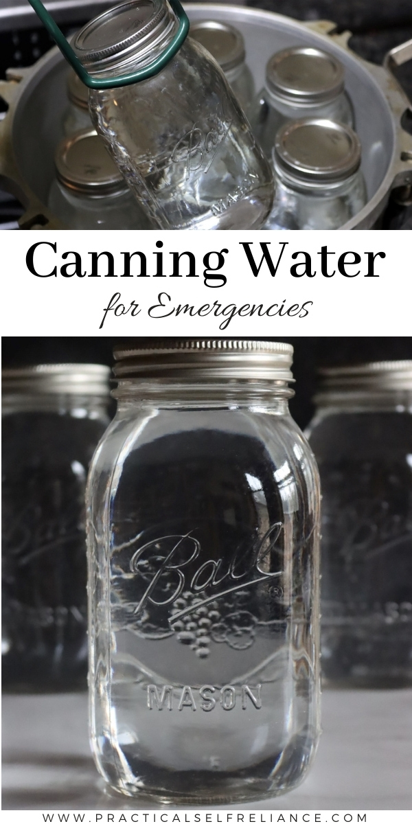 Canning Water for Emergencies