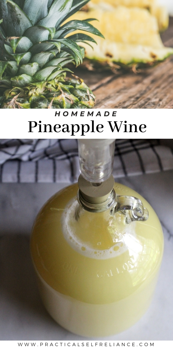 Homemade Pineapple Wine