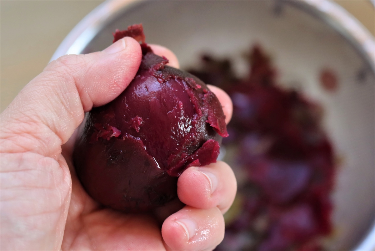Peeling Beets for Pickling