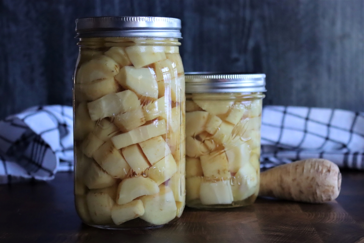 Canning Parsnips