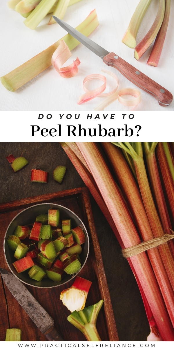 Do You Have to Peel Rhubarb