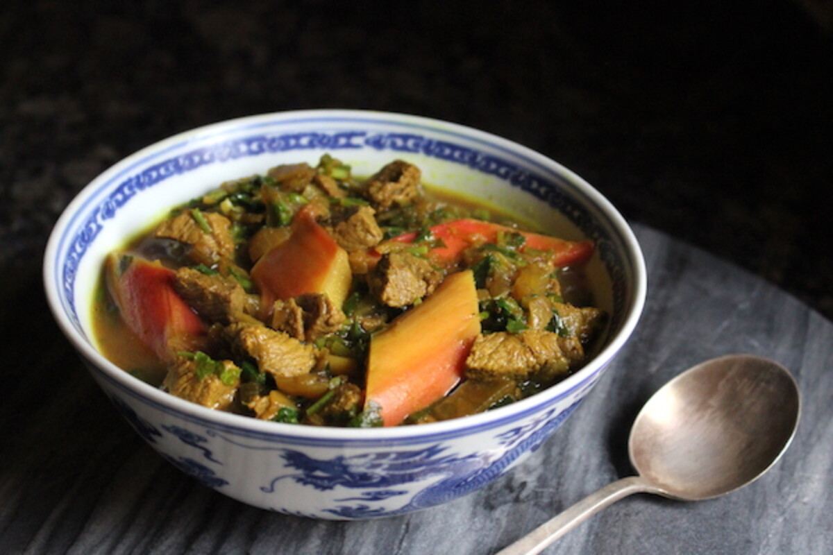 Persian Rhubarb Stew from Adamant Kitchen