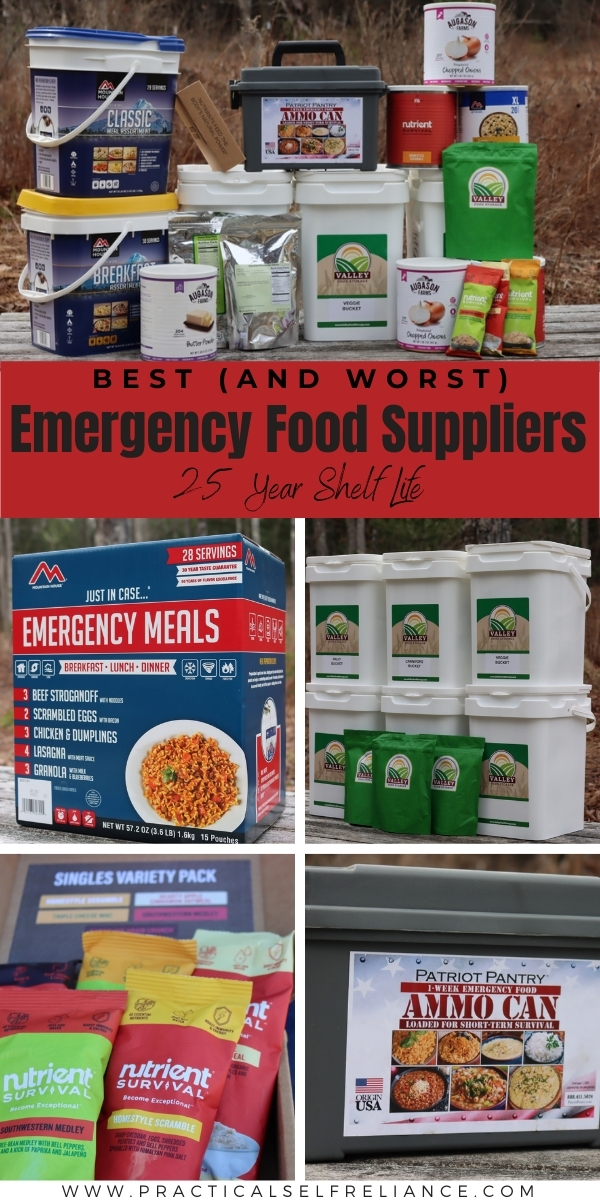 Best Emergency Food Suppliers
