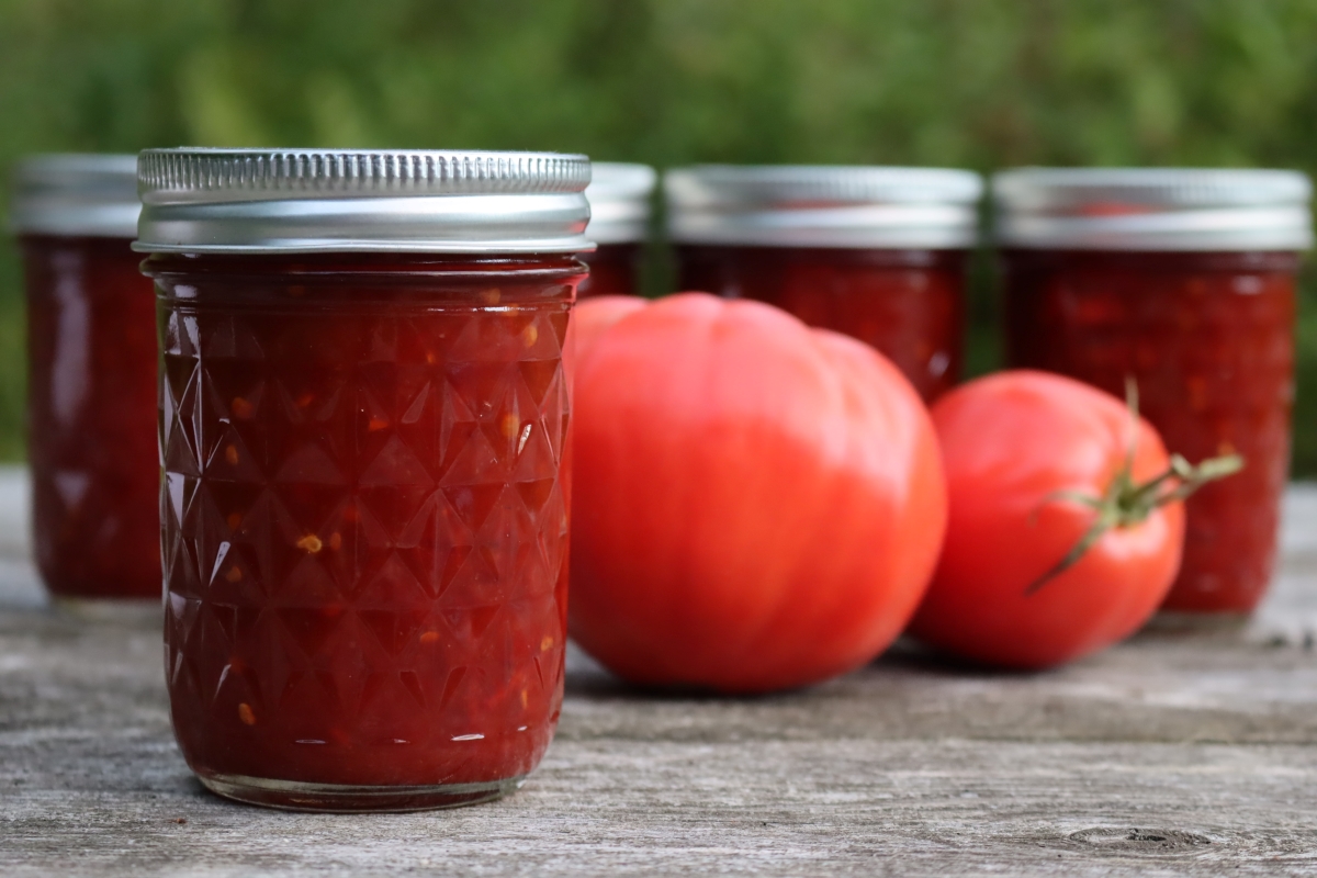 Canning Tomato Jam