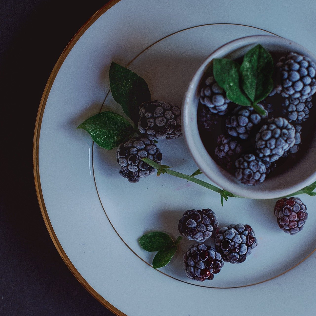 Freezing Blackberries