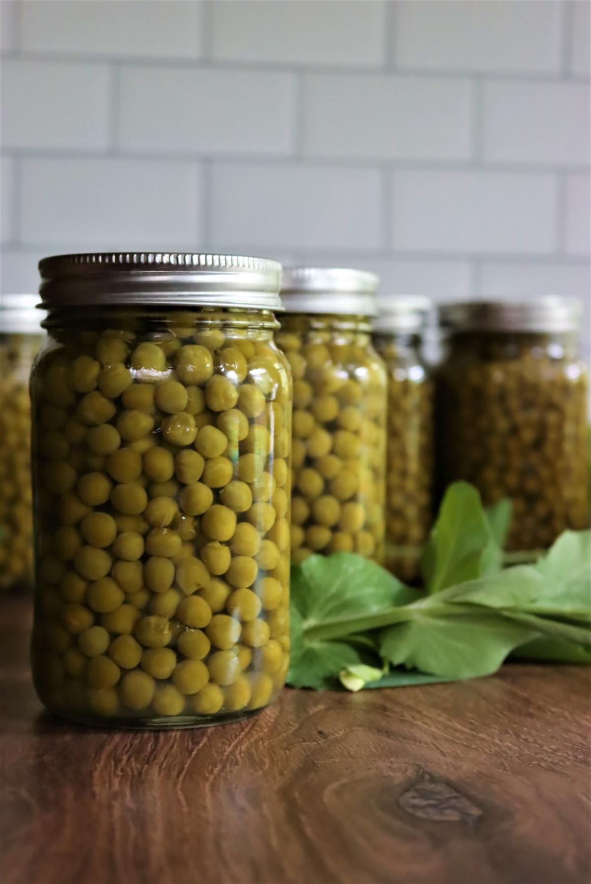 Pressure Canning Peas