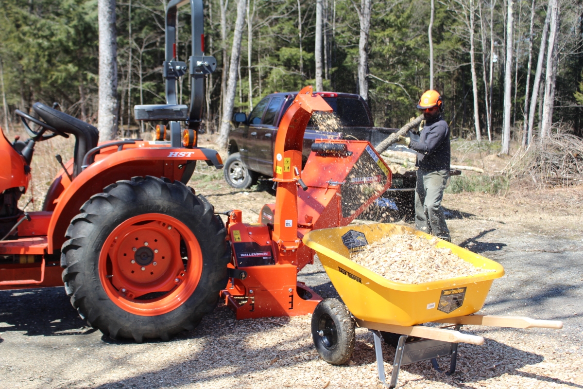 Using a Wood Chipper