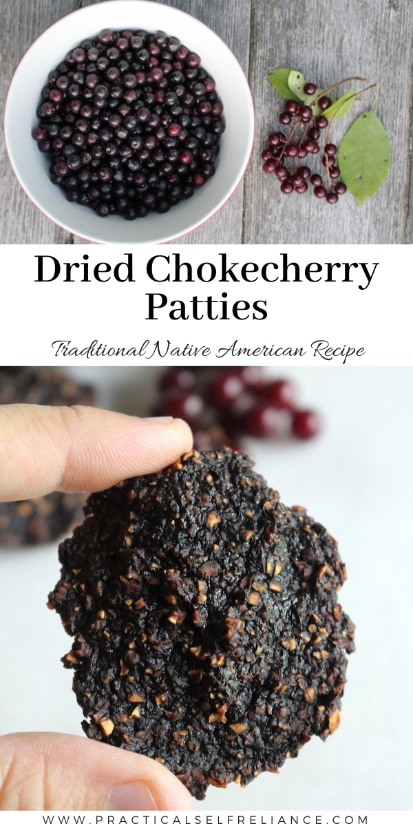 Dried Chokecherry Patties