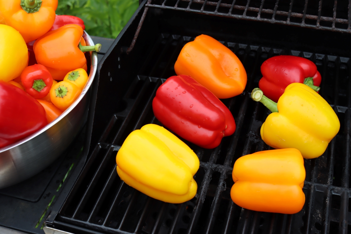 Fire Roasting Peppers