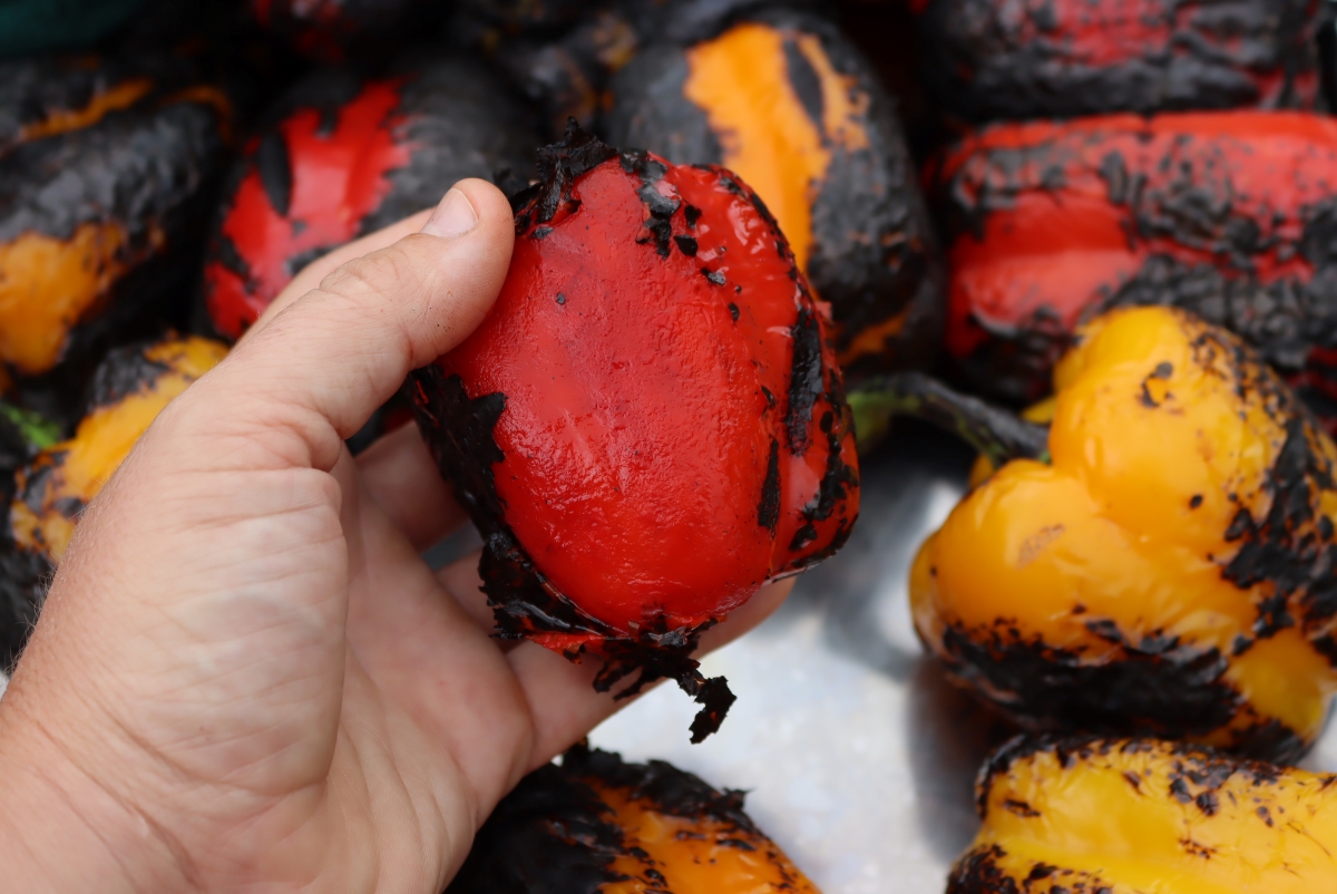 Slipping Pepper Skins