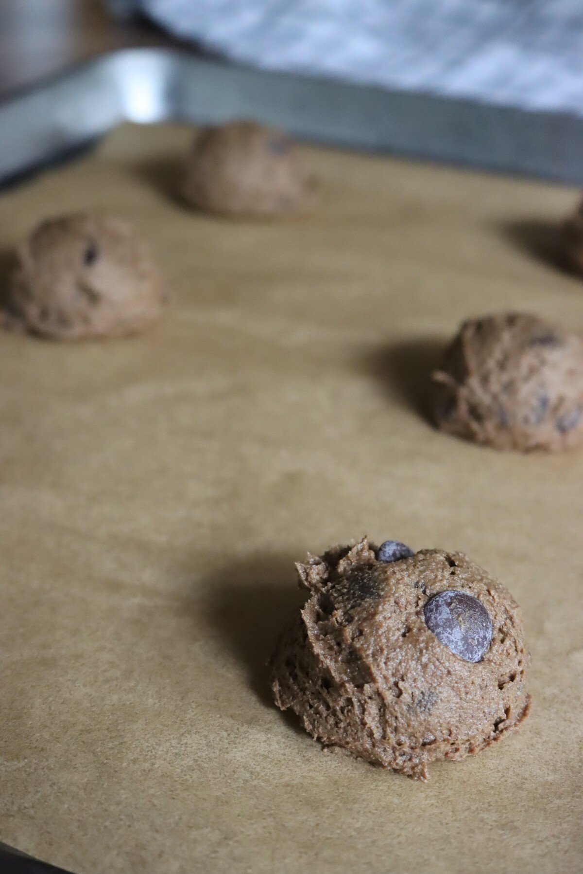 Acorn Flour Cookies Before Baking
