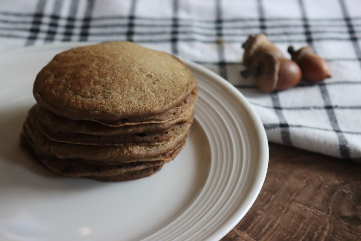 Acorn Flour Pancakes