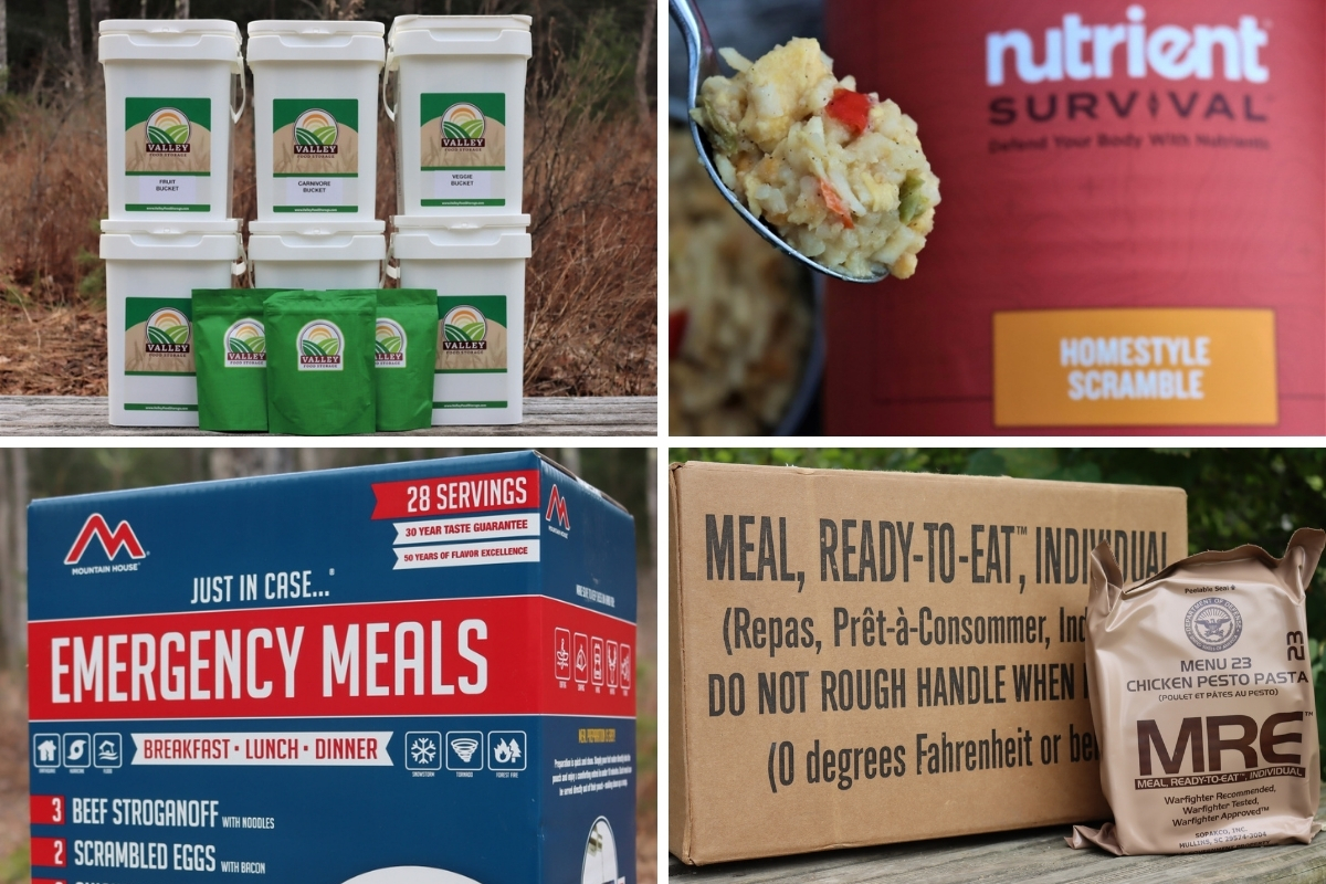 Types of Emergency Food Kits