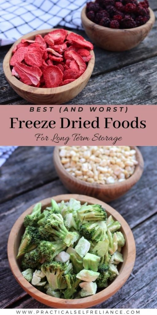 Best (and Worst) Freeze Dried Food for Long Term Storage — Practical ...