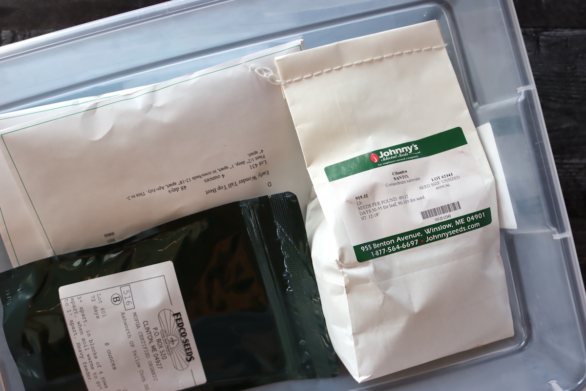 Bulk Seed Storage