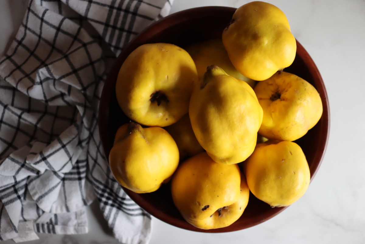 Quince in a Bowl