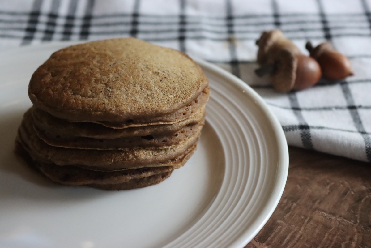 Acorn Flour Pancakes