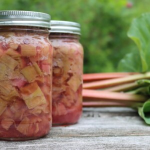 Canning Rhubarb