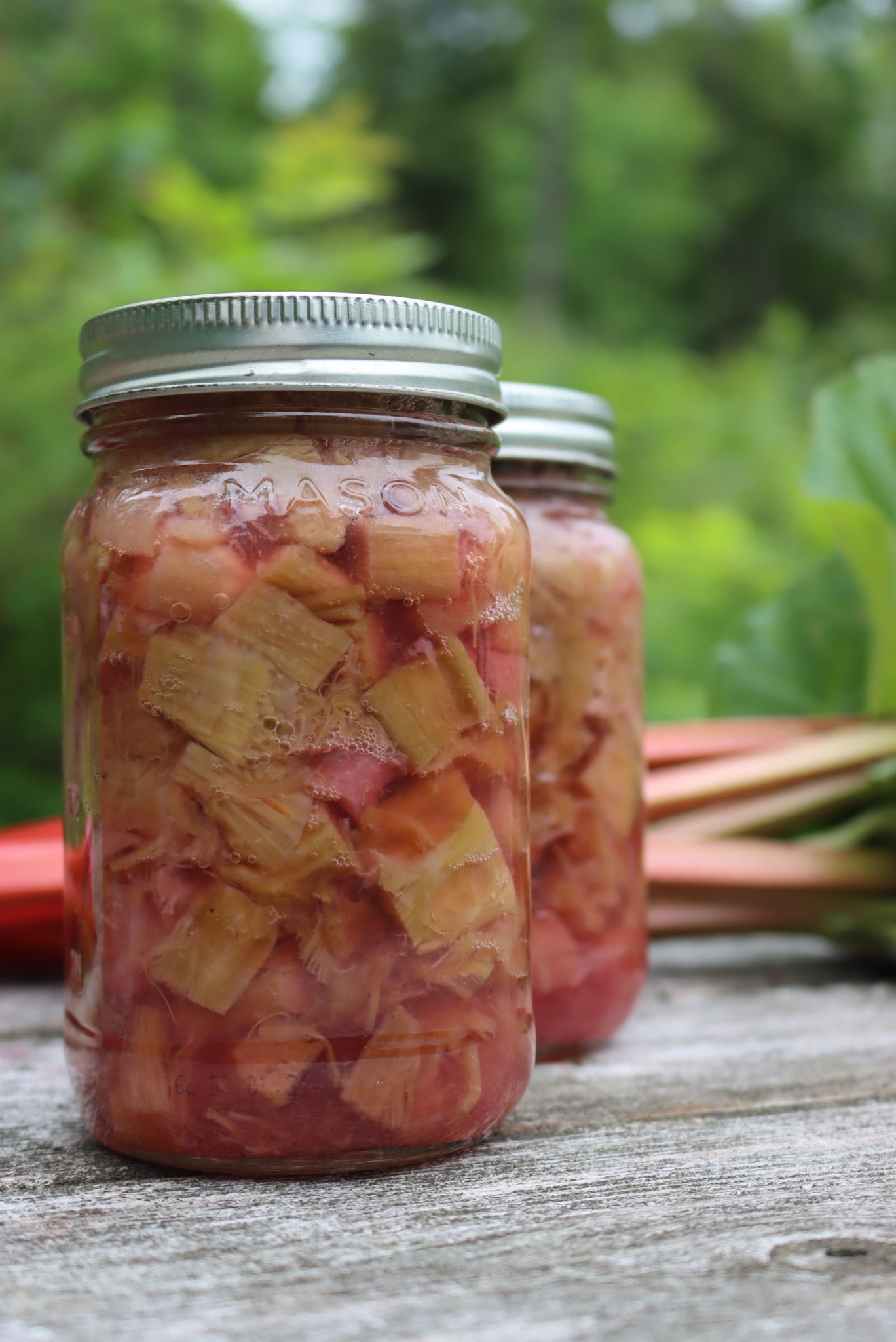 Canning Rhubarb