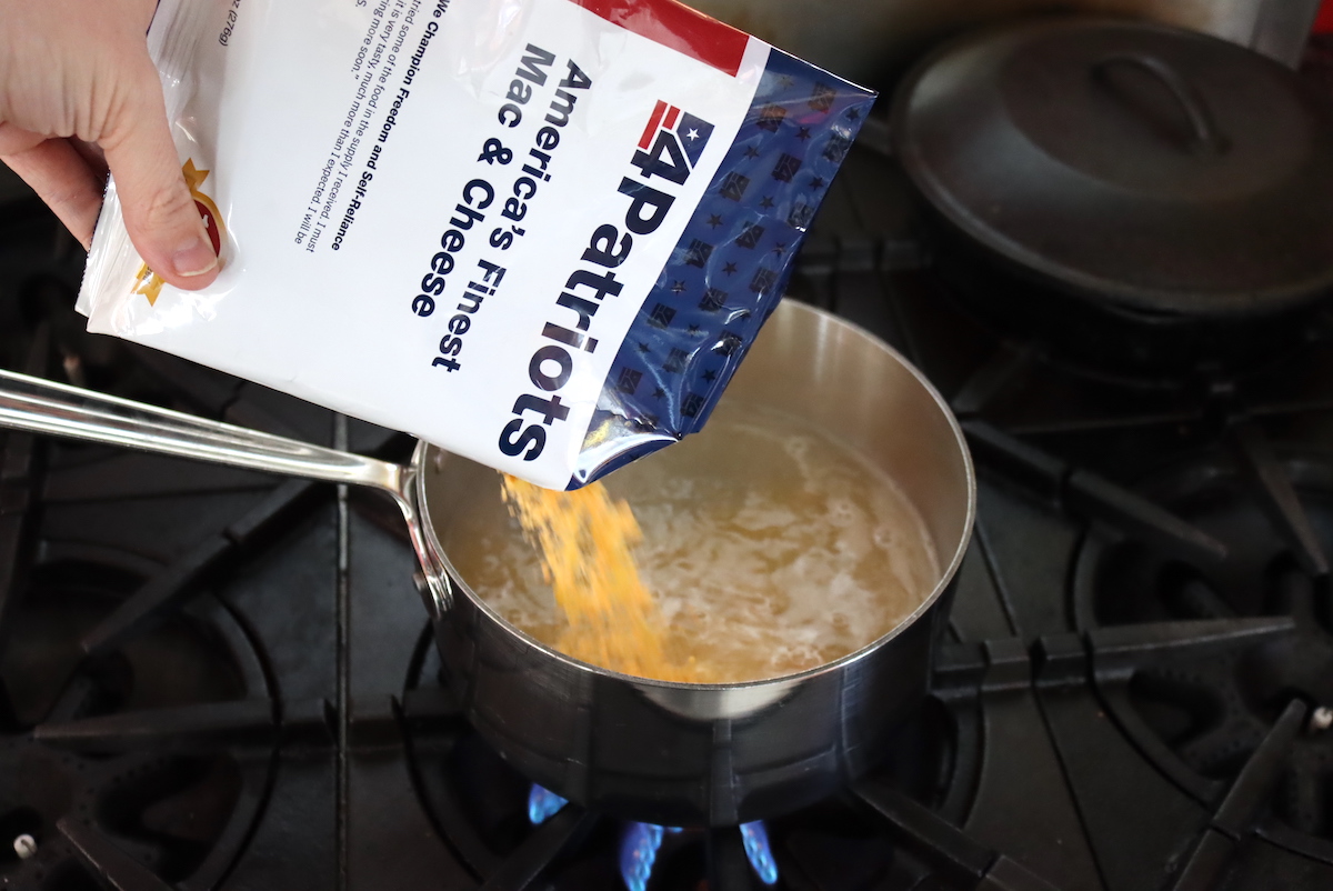 Cooking 4Patriots Survival Food Kit