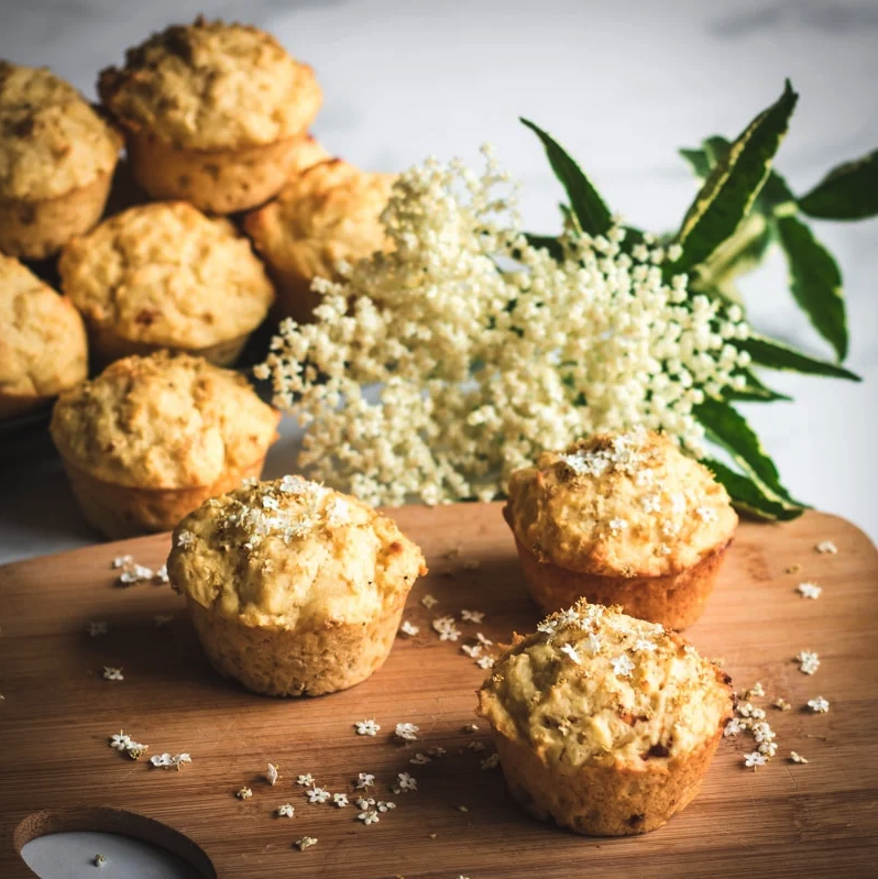 Elderflower Honey Muffins