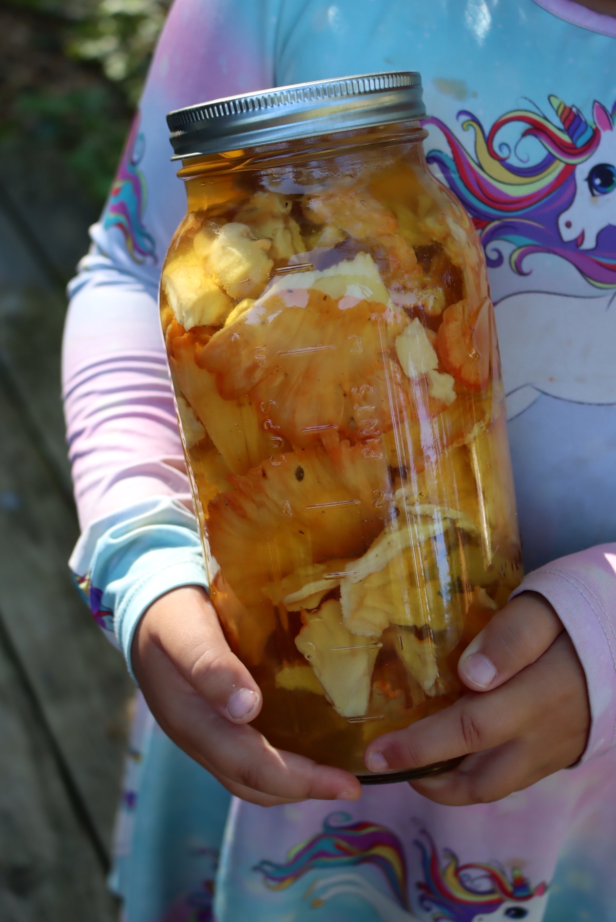 Pickled Chicken of the Woods Mushrooms