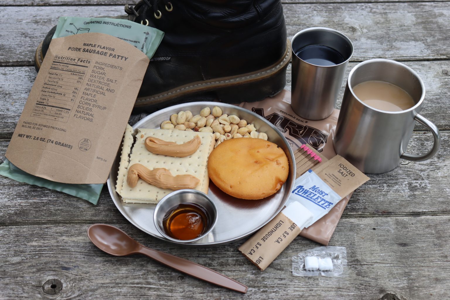 Cooking Military MRE