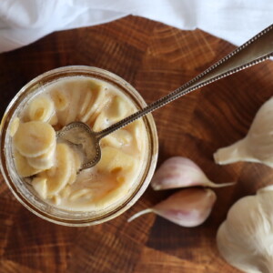 Fermented Garlic Honey