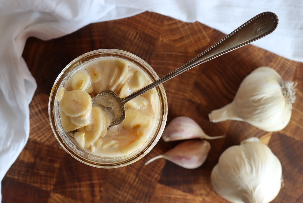 Fermented Garlic Honey