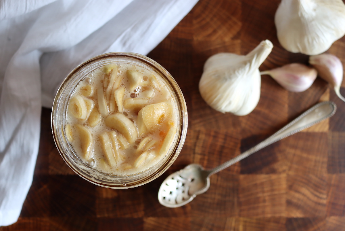 Fermented Garlic Honey