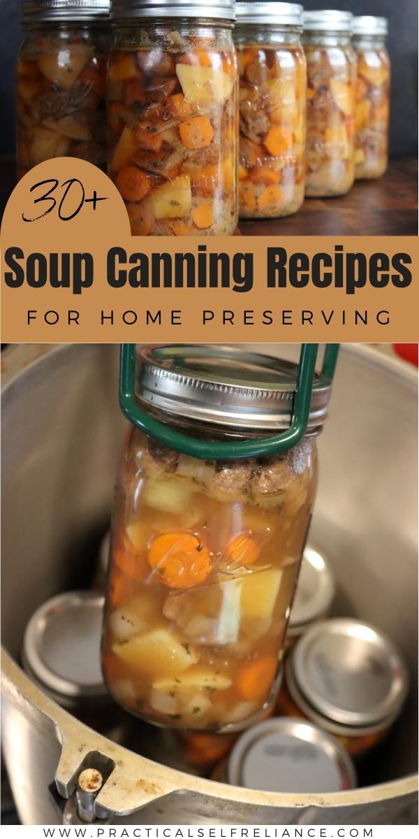 30+ Soup Canning Recipes (Pressure Canning Soup)