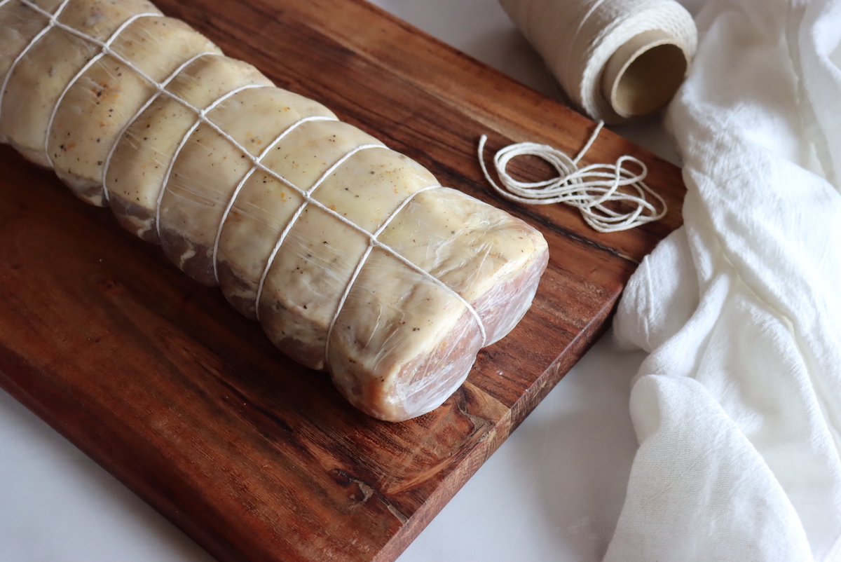 Wrapped and Trussed Lonzino