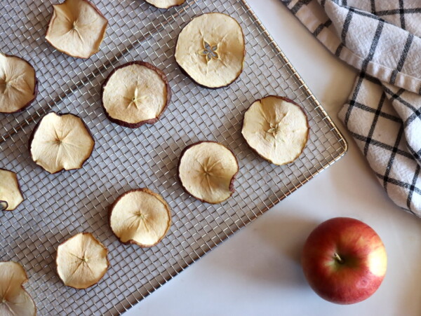 Dehydrating Apple Slices